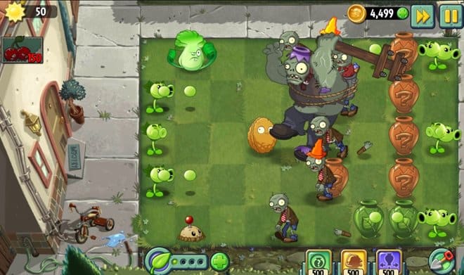 Plants vs Zombies 2 um dos melhores títulos para celular Android
