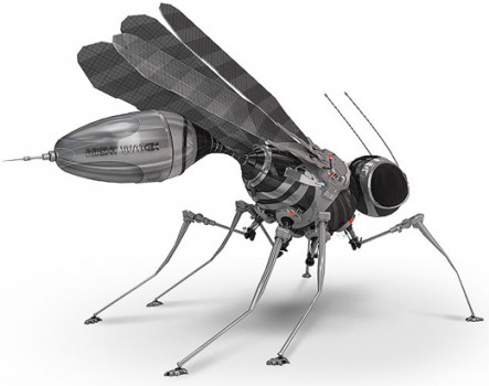 O inseto nanorrobô espião (robô mosquito)